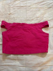 Hot Pink Crop Top