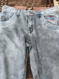 Stylish Grey Denim Jeans