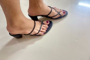 Black Block Heels