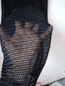 Asymmetrical Hem Knit Dress