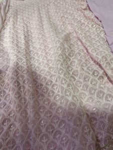 Elegant Lavender Kurta Set