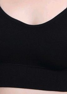 Black Cropped Cami Tank Top