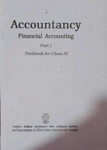 NCERT Class 11 Accountancy Part 1 Book