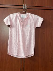 Pink Printed T-Shirt