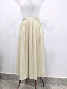 Pleated Midi Skirt
