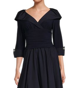 Vintage Navy Fit &amp; Flare Dress