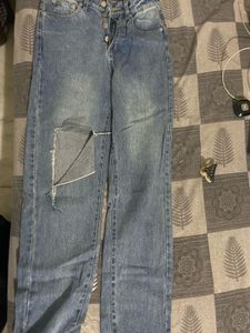 Ripped Denim Jeans