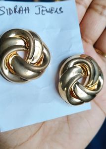 Golden Statement Earrings
