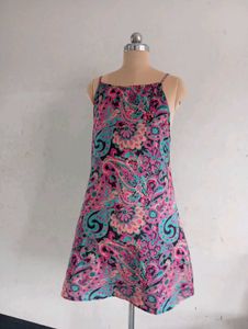 Paisley Print Halter Sundress