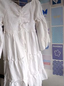 White Tiered Dress