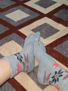 used one thumb socks