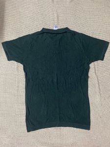 Green Knit Polo From Snitch