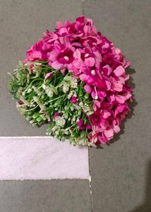 Floral Hair Bun Accessory