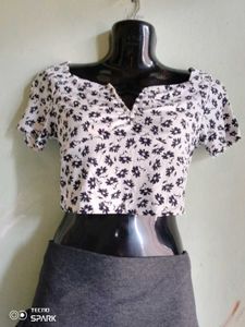 one crop top, & waise