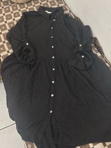 Black Shirt Dress