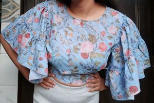 FLORAL crop Top #STUDIO