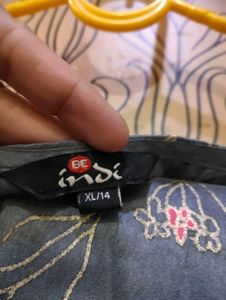 floral print choli with lehnga