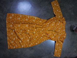Beautiful Mustard Yellow Anouk Kurta