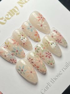 Candy Gelly Nails - Flower Design