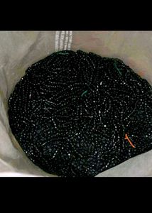 Black Beaded Bracelet
