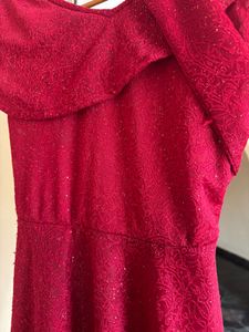 Red Crimson Elegance Dress