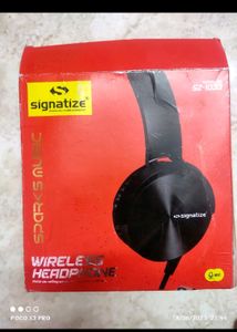 Black Over The Head Wired Signatize Headphone