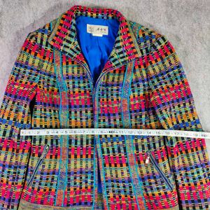 Korean Female Patchworked Blazer - Bust 30