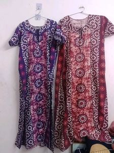 Floral Print Night Suits,used