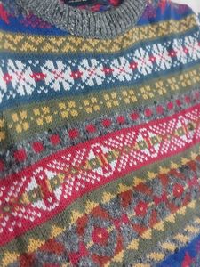 Colorful Patterned Sweater