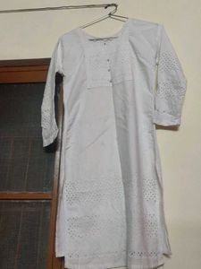 White Kurti Perfect Wear For Office