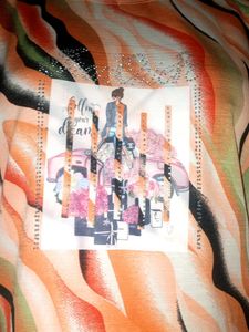 Patterned Casual T-Shirt