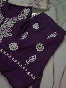 New Unstitched Lockhnowi Dress Dupatta Set