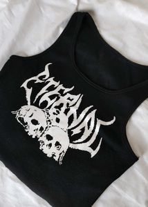 Goth/punk black tank top ✝️🖤