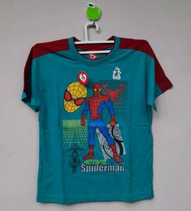 Spiderman Printed Tshirt With Tag