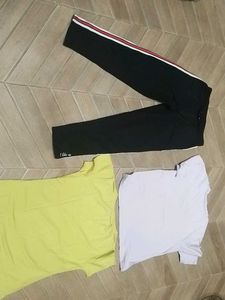 Black Track And 2 T Shirts