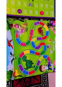 SET OF 6 FUN BOARD GAMES WITH DICE AND TOKENS