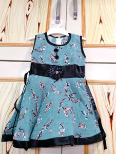 Floral Print Girl's Dress