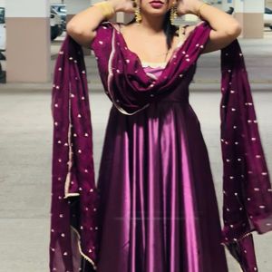 Anarkali With Dupatta