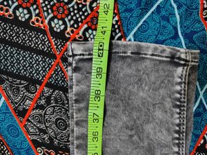 Stylish Grey Denim Jeans