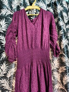 💜Zudio Purple  Maxi Dress💜