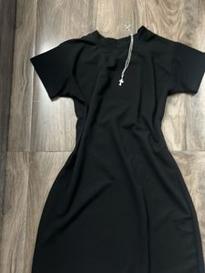 Black T-Shirt Dress