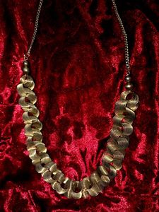 Golden Oxidized Necklace
