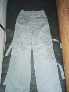 Gray size pockets Cargo Pants