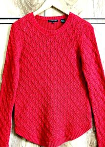 Coral Knit Sweater size-36