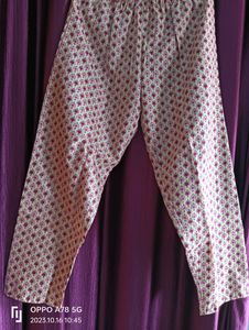 Floral Print Kurta Pant Set