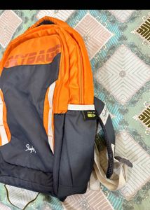 Orange Grey Backpack