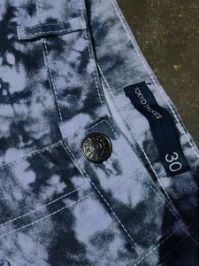 Tie-Dye Denim Pants