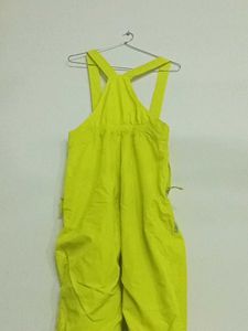 Neon Yellow Ski Bib Pants