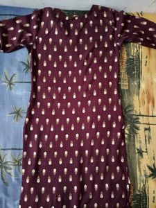 Indo Era Printed Straight Kurta With Plazzo Set