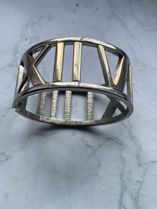 Roman Numbers Silver Metal Kada